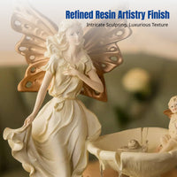 Resin Cherub Water Feature European Style Living Room Sculpture, Home Decor, Artistic Accent, Wholesale