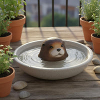 Buoyant Seal Head Realistic Look Seal Pond Decoration Authentic Buoyant Animal Figurine for Balcony