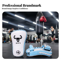 Shock Absorbing kids' Boxing Pad Comfortable Grip Curved Punch Mitts Set Long-Lasting Striking Pads Adjustable Strap for Adults, Beginners, Taekwondo, Gym