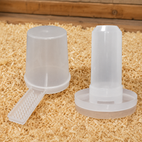 350ml Chick Feeder and Waterer Set Chicken Feeder and Water Dispenser, 13cm Chicken Feeders and Drinkers for Brooding Chicks
