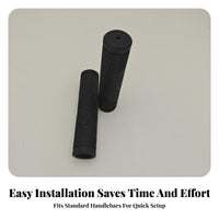 2 Pieces Cycle Handlebar Grips Wear-Resistant Non-Slip Bike Grips