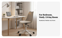 Ergonomic Computer Chair Effortless Rolling Casters for Student Dormitory, Teens
