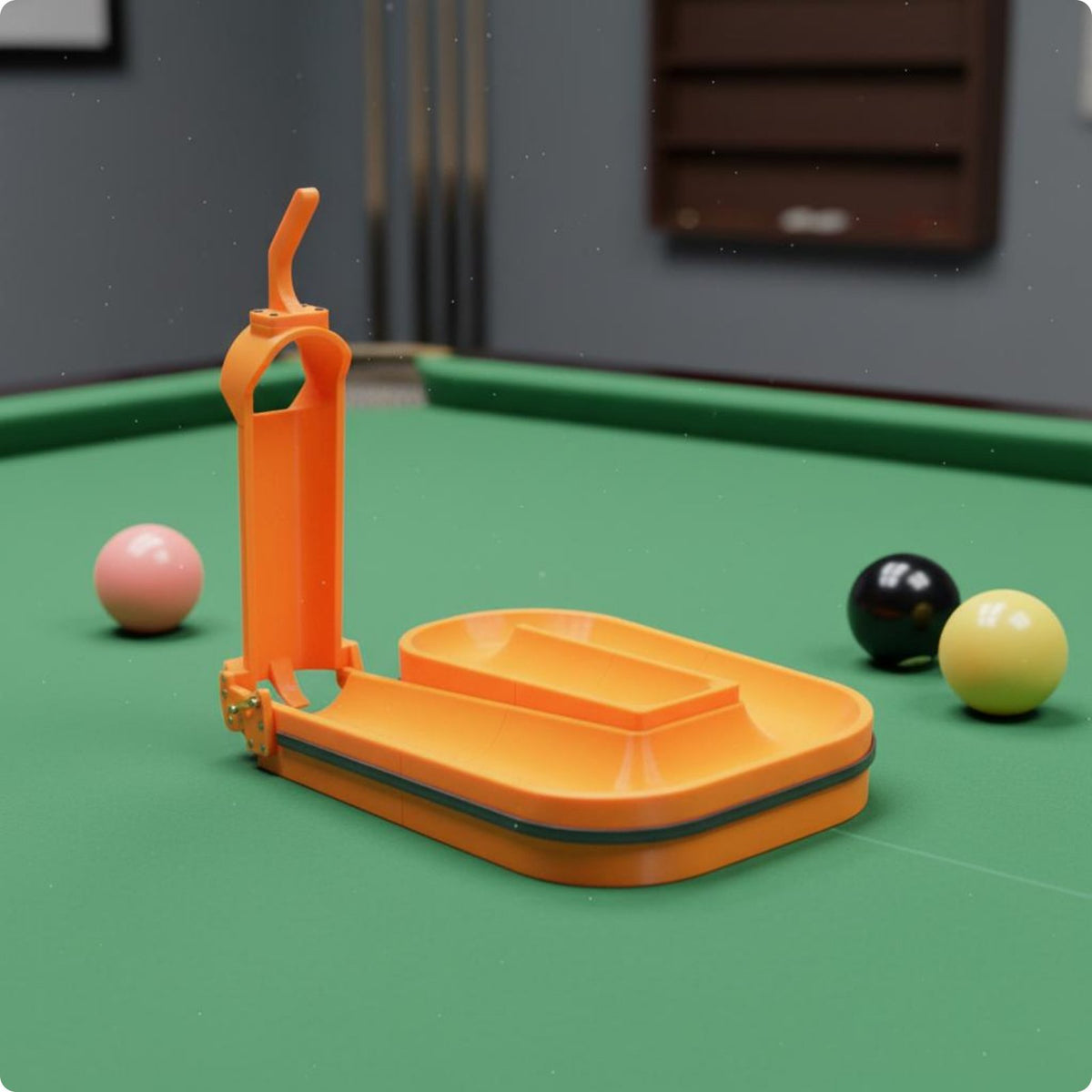 Precision Positioning Billiards Practice Tool Easy to Assemble Snooker Rack Portable Automatic Ball Rack