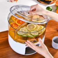 Large Capacity Spigot Drink Dispenser Easy Pour Plastic Beverage Jug Wide Opening for Buffet, Picnic