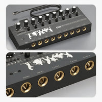 8-Channel Audio Mixer Compact Stereo Audio Mixer Built-in for Streamers, Creators, Home Production, Desktop