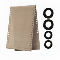 Recliner Textile Panel Folding Lounge Chair Sling with Eyelets Wear-Resistant
