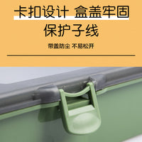 跨境欧式便携大力马钓组收纳子线盒 欧鲤钓组配件渔具收纳盒批发