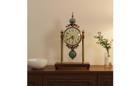 Retro Wooden Timepiece Decorative Home Decor Roman Numerals