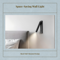 Rotatable LED wall light, anti-glare