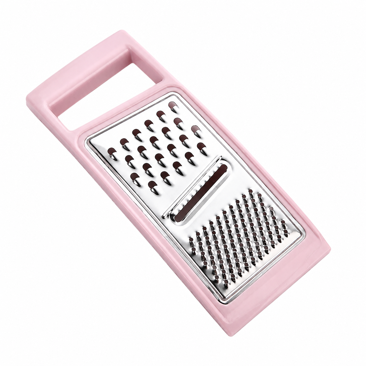 Vegetable Grater, Stainless Steel Grater for Kitchen, Smooth Handle Multi-Purpose Shredder for Healthy Meals