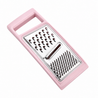 Vegetable Grater, Stainless Steel Grater for Kitchen, Smooth Handle Multi-Purpose Shredder for Healthy Meals