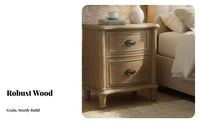 French Country Design Distressed 5-Drawer Cabinet Vintage design Chest of Drawers Multi-Functional Sideboard for Interior Decorators, Apartment Dwellers, Homeowners, Bedroom, Dining Room, Entryway, Hallway