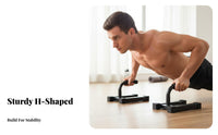 2 Pieces Press-up Stands Non-Slip Press-up Stands Floor Exercise Stands Reduces Wrist Strain Fitness Equipment Comfortable