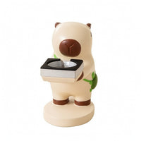 Cute Capybara Watch Stand Resin Smartwatch Charging Holder Sturdy Easy to Use for Bedside Table