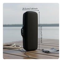 Hard Shell Fishing Rod Case Water Resistant EVA Fishing Tackle Bag for Fishermen
