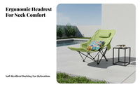 Eron the movenomic Design Adjustable Recliner with Leg Rest Includes Carrying Bag Reclining Chair with Footrest sturdy Duty Camping Lounger Padded Headrest for Campers, Office Workers, Beachon the moveers, Fishing, Beach, Picnics, spineyard