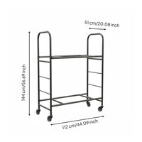 Rolling Tire Display Rack on Wheels Mobile Tire Rack Heavy Duty for Showroom