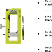 新款铝合金铰链门锁开孔定位器  门铰链安装套件/Mortiser模板