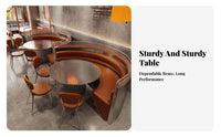 Upholstered Booth Set Utilitarian Aesthetic Corner Corner Dining Set Commercial Grade Contemporary Design for Restaurants