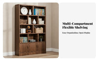 Wooden Beverage Cabinet Minimalist Living Room Design Room Display Shelf Large Capacity Entryway Partition Cabinet for Homeowners, Adults, Study