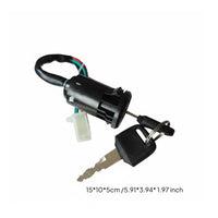 Ignition Switch with Keys Multi-Pin Motorcycle Ignition Switch Straightforward to Install for Home Mechanics