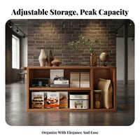 Configurable Cube Shelf Large Capacity bookshelf Open Display for Book Lovers, Renters