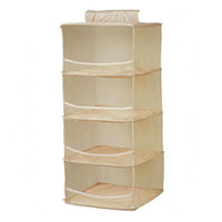 Hanging Closet Organizer Bag Space Saving Mesh Closet Organizer Collapsible