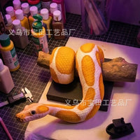 Resin Python Snake Hanging Ornament for Home and Garden Decor