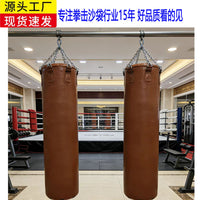 出口泰式拳击高端油蜡皮沙袋空皮套 吊式搏击泰拳散打格斗超纤皮