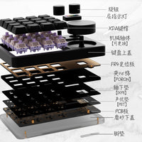 MMD 16-Key Three-Knob Designer Macropad with Customizable Macro Functions and RGB Hot-Swap