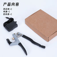 穿线机拉线机工具羽毛球拍护线管压喇叭口工具配件压丁钳热压钳子