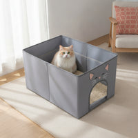 Cat Litter Enclosure Easy-Topet Hygiene Supply Removable for Travel