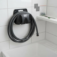 Space-Saving Garden Hose Storage Rack Easy Installation Wall Mounted Hose Holder Long-Lasting for Gardeners, Homeowners, Patio, Garage