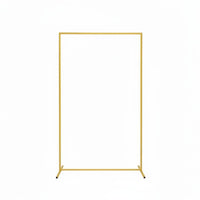 Square Metal Arch Frame Versatile Square Metal Backdrop Arch Simple Assembly Heavy Duty Party Backdrop for Outdoor