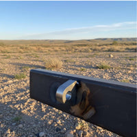 Heavy Duty Weld-on Shackle Mount Universal Application Bumper Tow Hook Mount Towing Bracket for Rugged-Terrain-Roaders, Fabricators