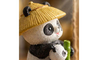Panda Swing Ornament Artisanal Panda Figurine Adorable for Office, Living Room