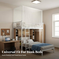 Bunk Bed Net Fully Enclosed Dorm Bed Tent Easy Installation for Adults