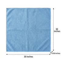 Highly Absorbent Microfibre Cloth, 5-Pack of Cleaning Cloths, Microfibre Cloth 30x30cm with Locked Edges for Multi-Purpose Kitchen and Car Care