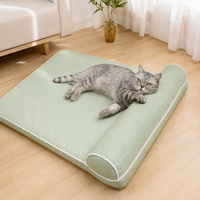 Large Fabric Dog Beds for Older Dogs, 95x70x5cm Dog Bed, Orthopedic Dog Mat, Hard Wearing Cushioned Pet Bed for Living Room