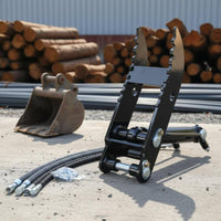 Excavator Thumb Clamp Curved Grippers Mini Excavator Thumb Clamp Construction Equipment with Hoses Steel for Under 2 Tons