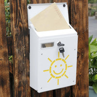 Wall-Mounted Mailbox Long-Lasting Home Fixture Easy to Install
