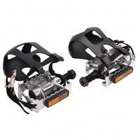 Adjustable Straps Toe Cage Pedals Side Reflectors Toe Cage Pedal Serrated Surface Strap Pedals Textured Grip