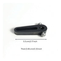 DIY-Friendly Slotted Rocker Arm Machined Metal Linkage Bar Adjustable Replacement Glider Bracket Hardwearing for DIYers, Hobbyists, Machinery Repair