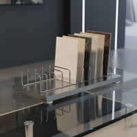 Tile Sample Display Stand Sturdy Duty Tile Display Rack Stone Sample Stand Stable Design Desktop Material Holder for Retail Shop