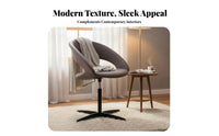 Upholstered Swivel Chair Minimalist Design Upholstered Pedestal Chair