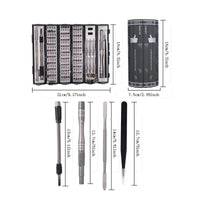 128 Pieces Screwdriver Set Steel Bits Precision Screwdriver Set Flexible Extension Shaft Electronics Repair Tool Kit for DIY Enthusiasts