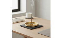 Multi-Functional 9 Hole Incense Stick Holder Detachable Design Brass Incense Plate Engraved Pattern Home Fragrance Accessory for Meditation Practitioners, Mindfulness Practice Enthusiasts, Tea Room, Spa