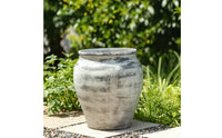 Distressed Floor-Standing Planter Pot Rustic Planter with Drainage Hole Weatherproof Weather-Resistant for Lobby, Office