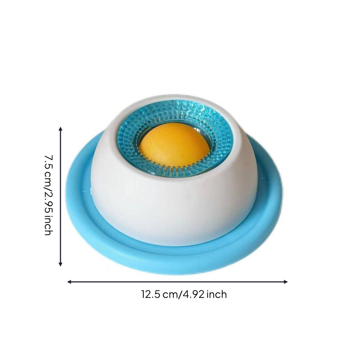 Licking Bowl Anti-Tip Design Pet Slow Feeder Bowl Non-Slip Base Slow Eating Pet Bowl for Kittens