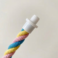 Bird Swing and Parrot Toys for Budgies, Flexible Rope and Iron Cockatiel Toys, Hanging Cage Rope for Parakeets and Cockatiels